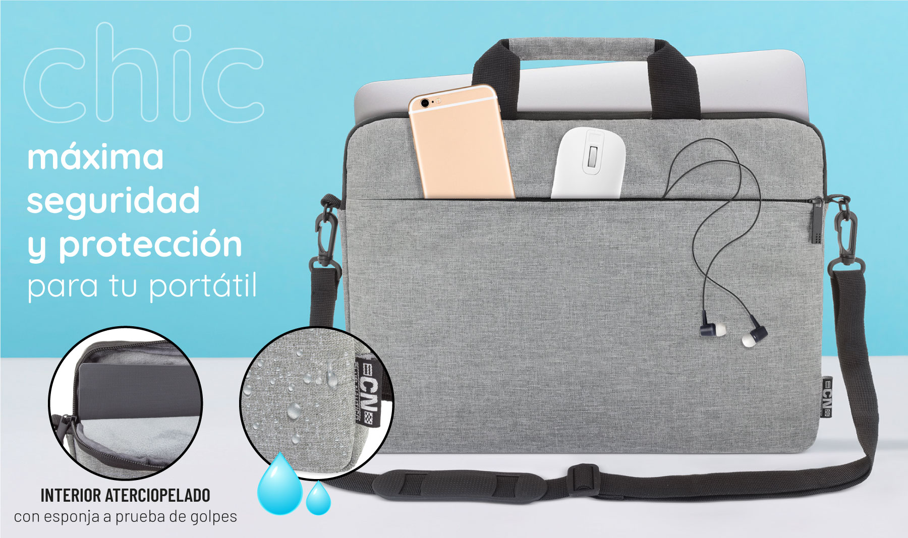 MALETIN PORTAORDENADOR CHIC