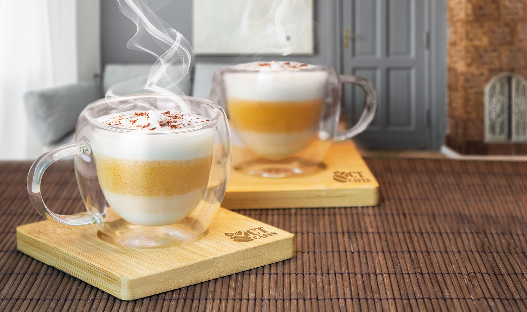 SET DE CAFÉ EXPRESSO "CLUNY" AL VACIO