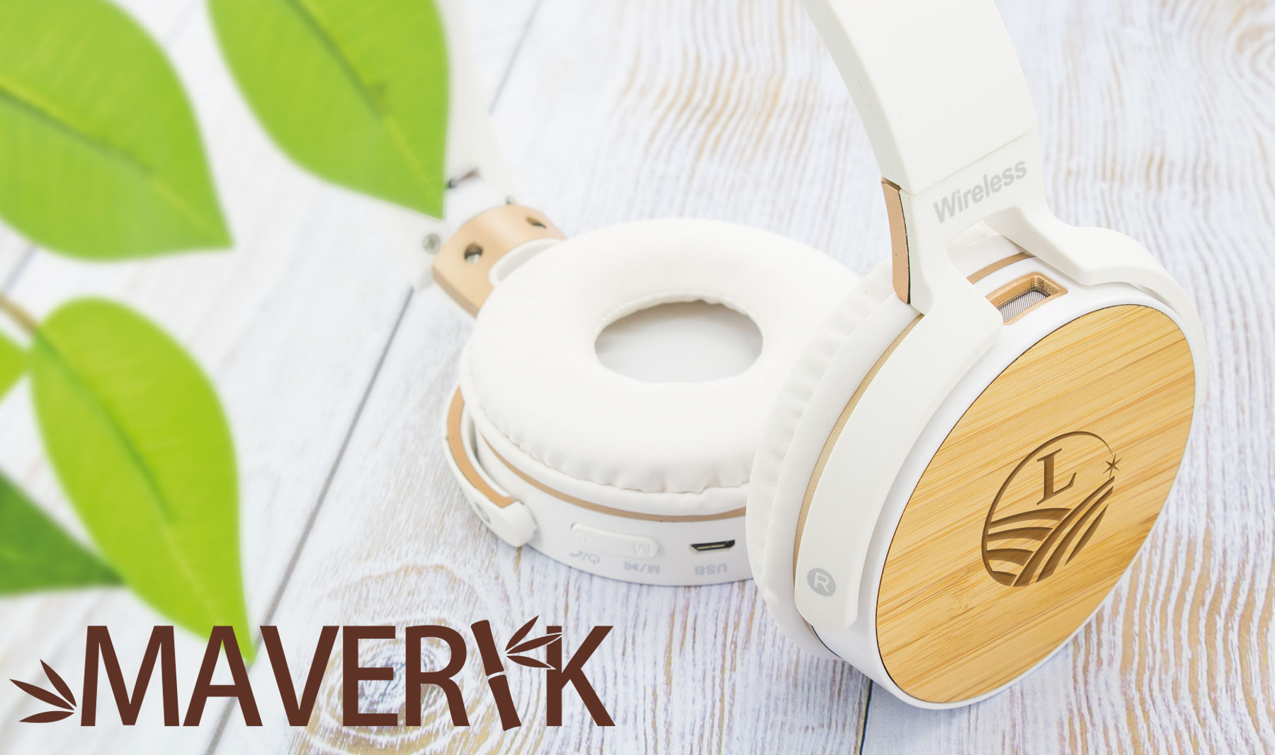 AURICULARES DE BAMBÚ "MAVERICK"