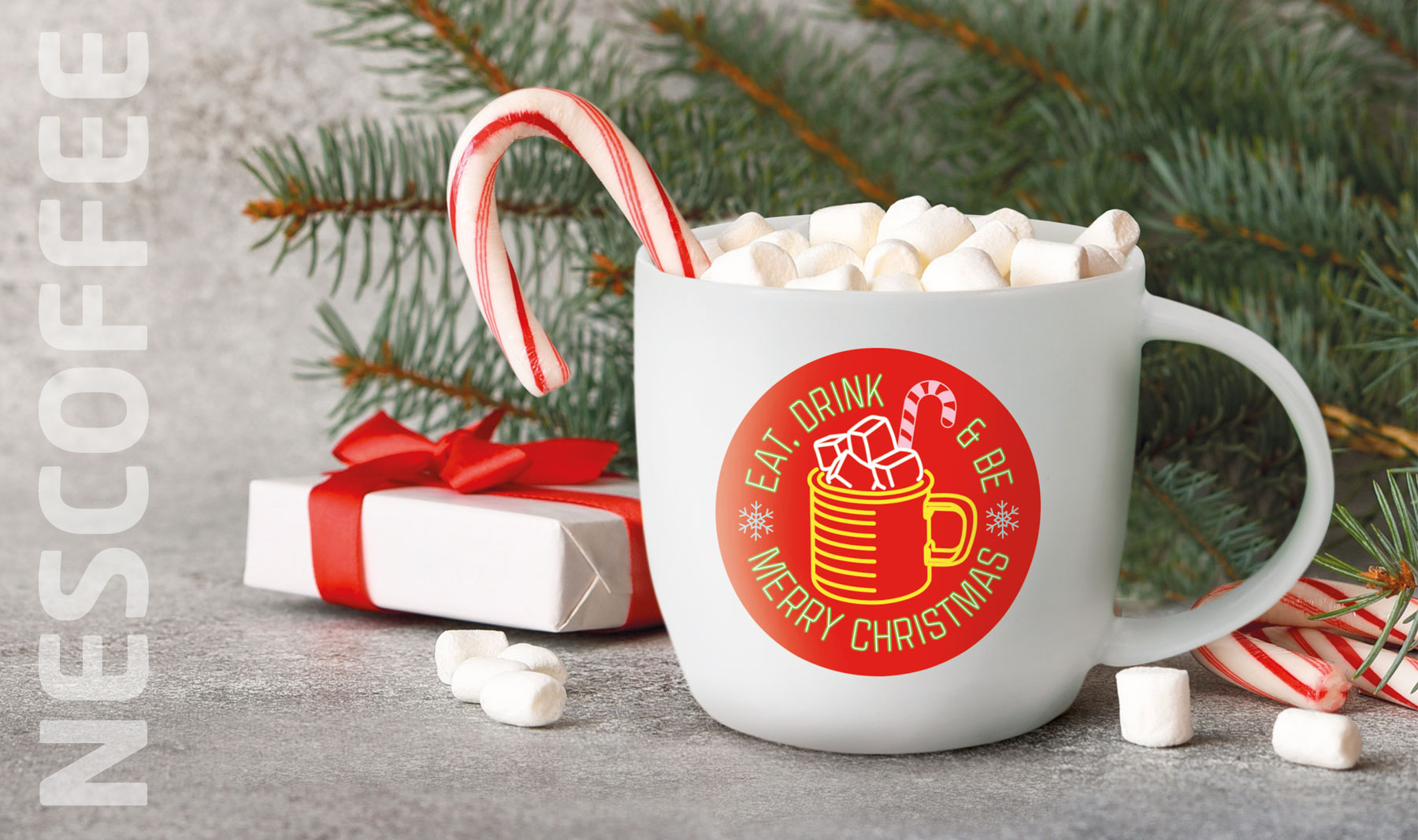 MUG CERAMICA "NESCOFFEE"