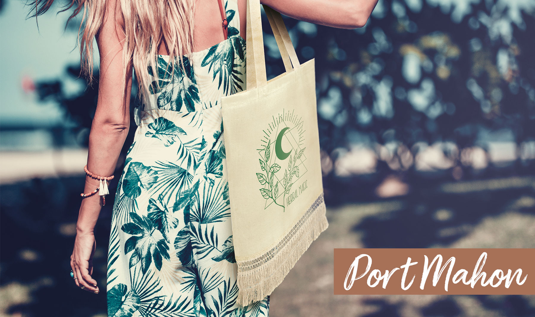 BOLSA DE ALGODÓN "PORT MAHON"