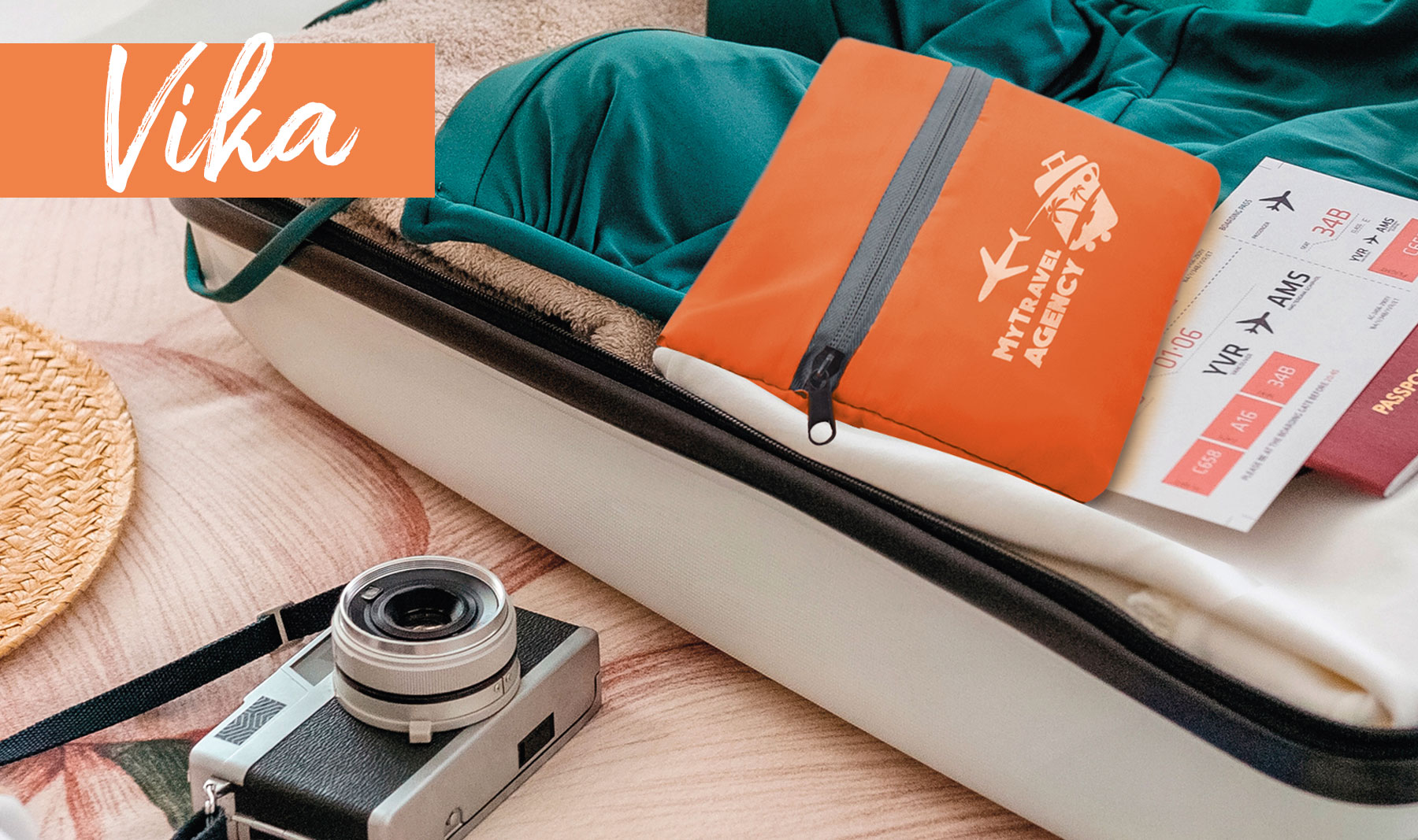 BOLSO DE VIAJE PLEGABLE "VIKA"