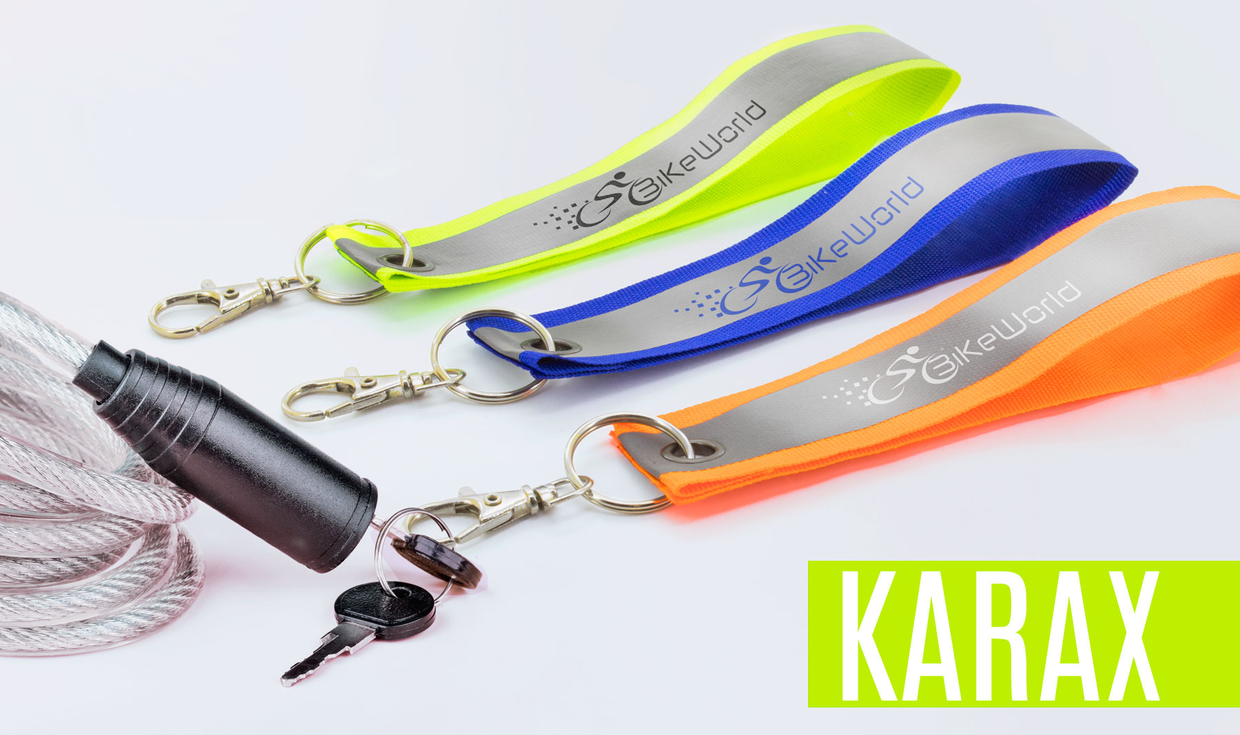 REFLECTIVE KEYRING 