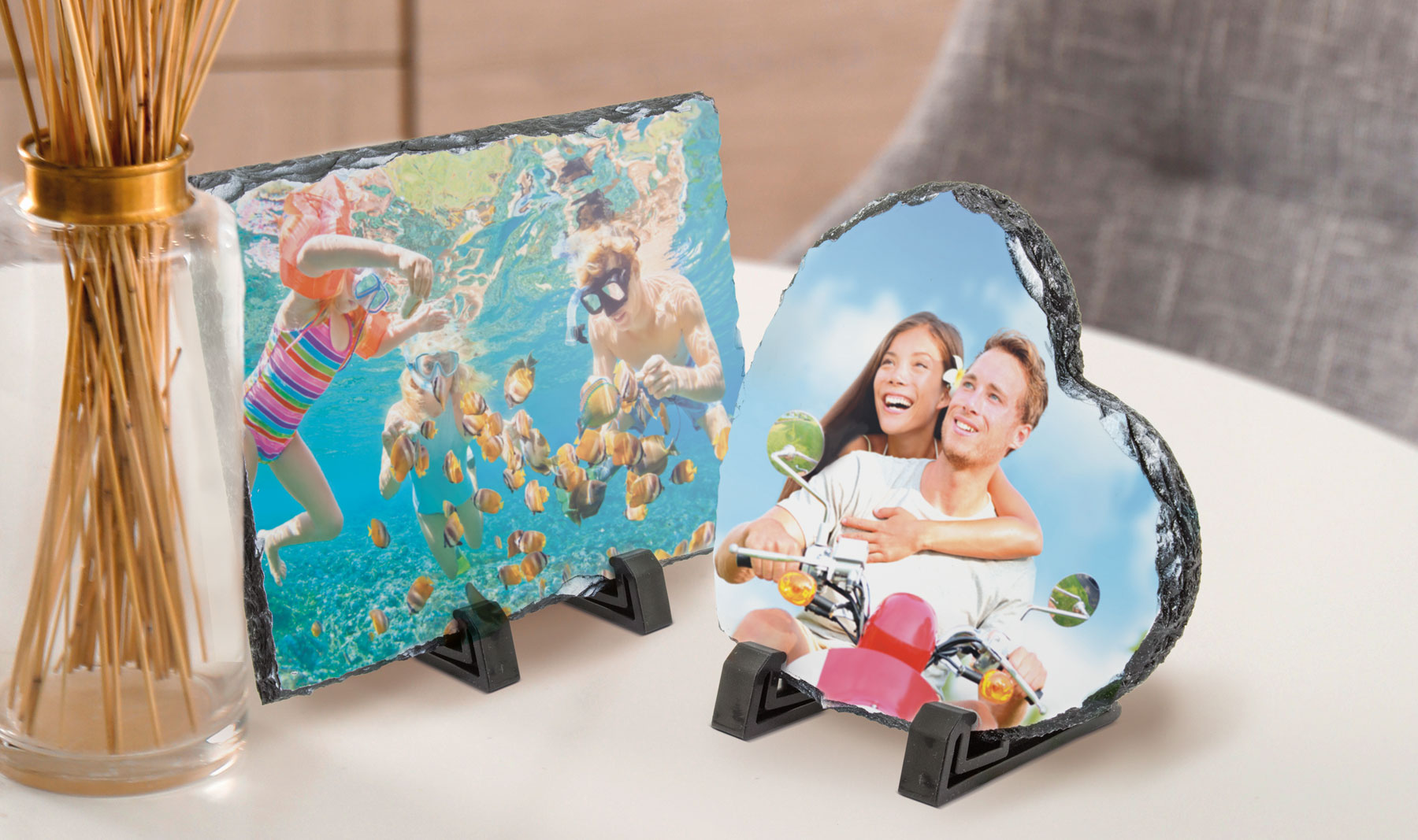 PORTA FOTOS PIZARRA "SANDOR"