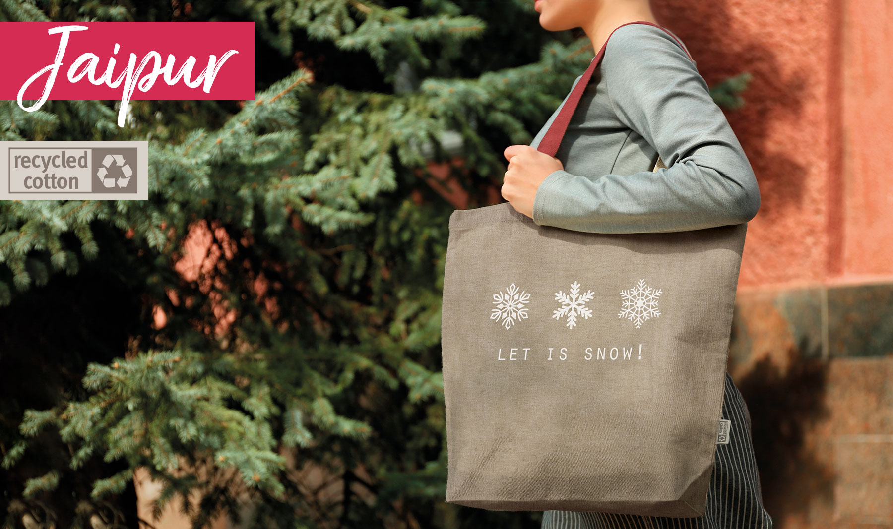 BOLSA ALGODÓN RECICLADO "JAIPUR"