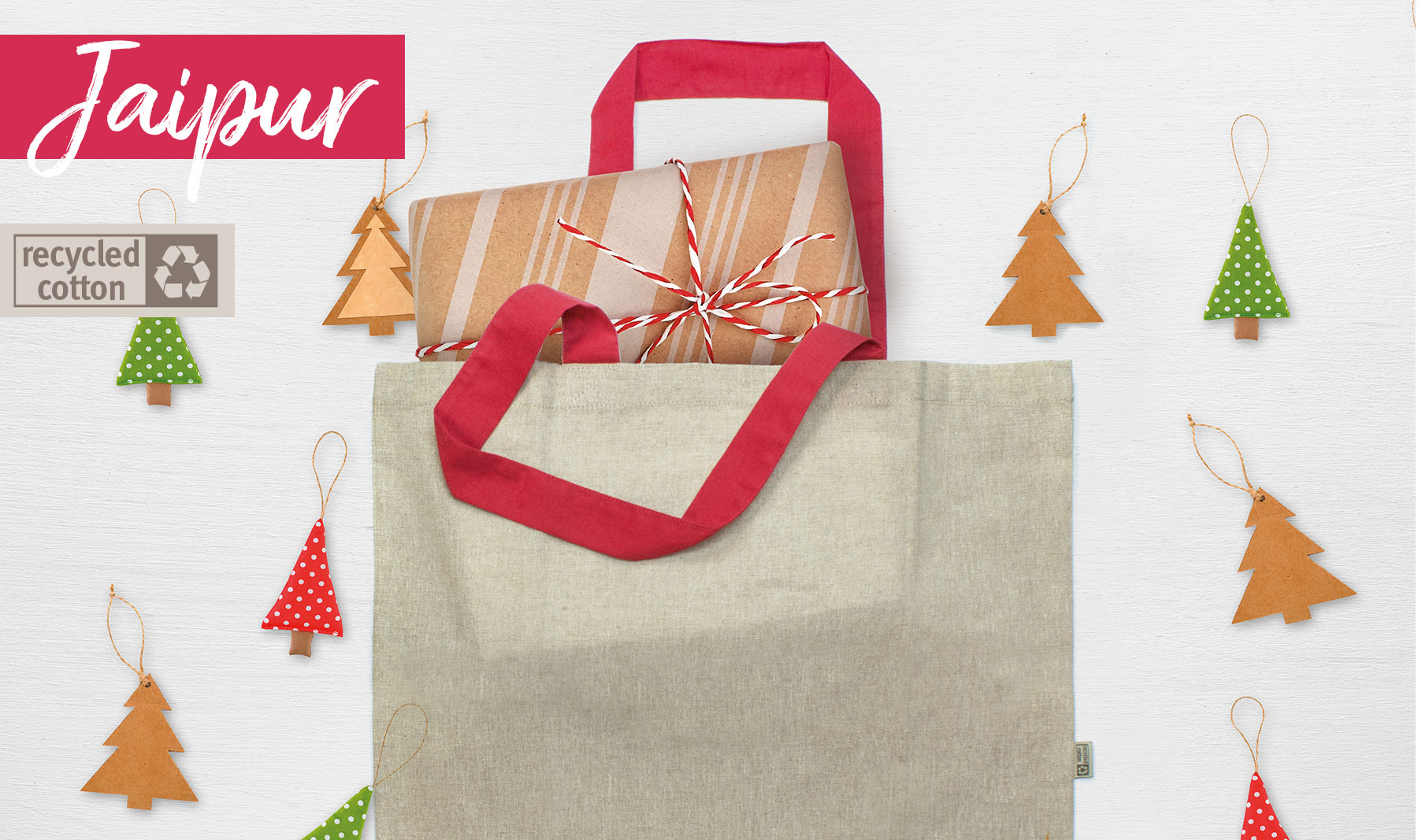 BOLSA ALGODÓN RECICLADO "JAIPUR"