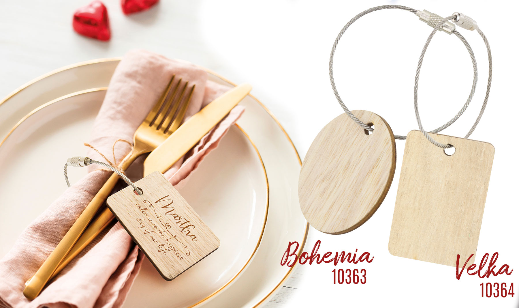 LLAVERO MULTIUSOS DE MADERA "BOHEMIA"