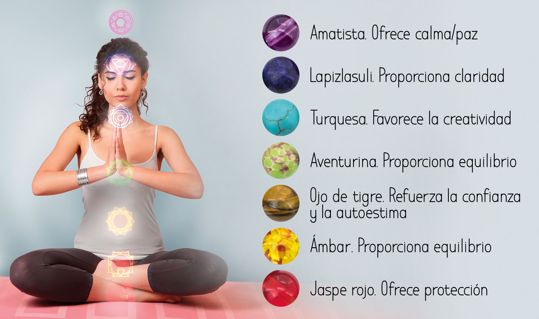 PULSERA PIEDRA VOLCÁNICA "HELENA"