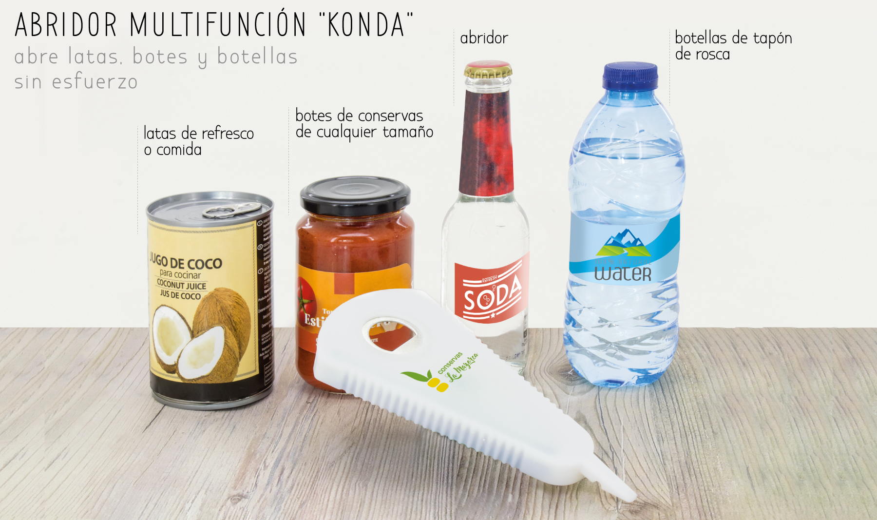 ABRIDOR MULTIFUNCIÓN "KONDA"