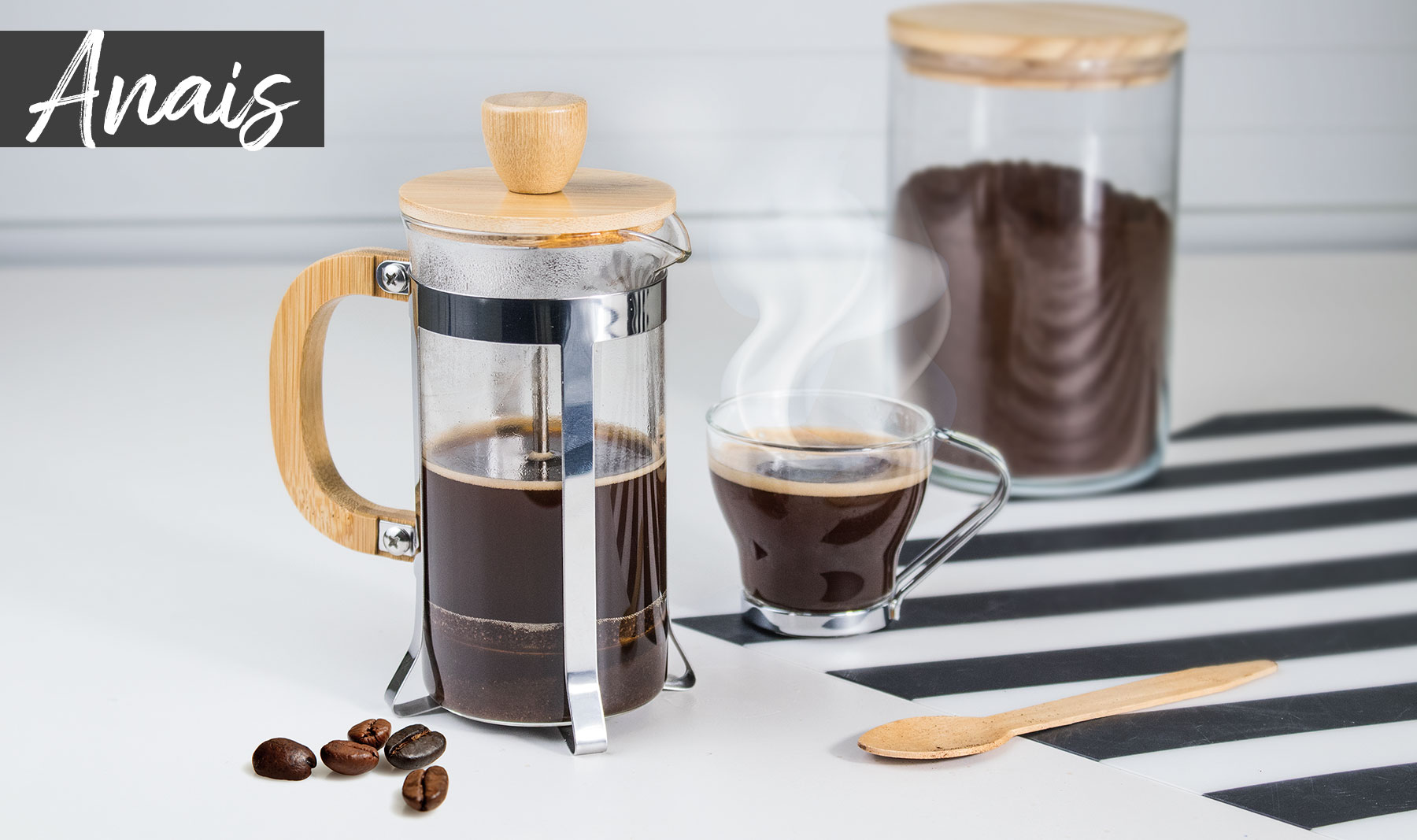 CAFETERA DE ÉMBOLO "ANAIS"