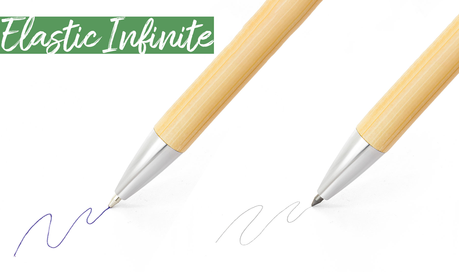 SET DE BOLÍGRAFO Y LÁPIZ INFINITO BAMBÚ "ELASTIC INFINITE"