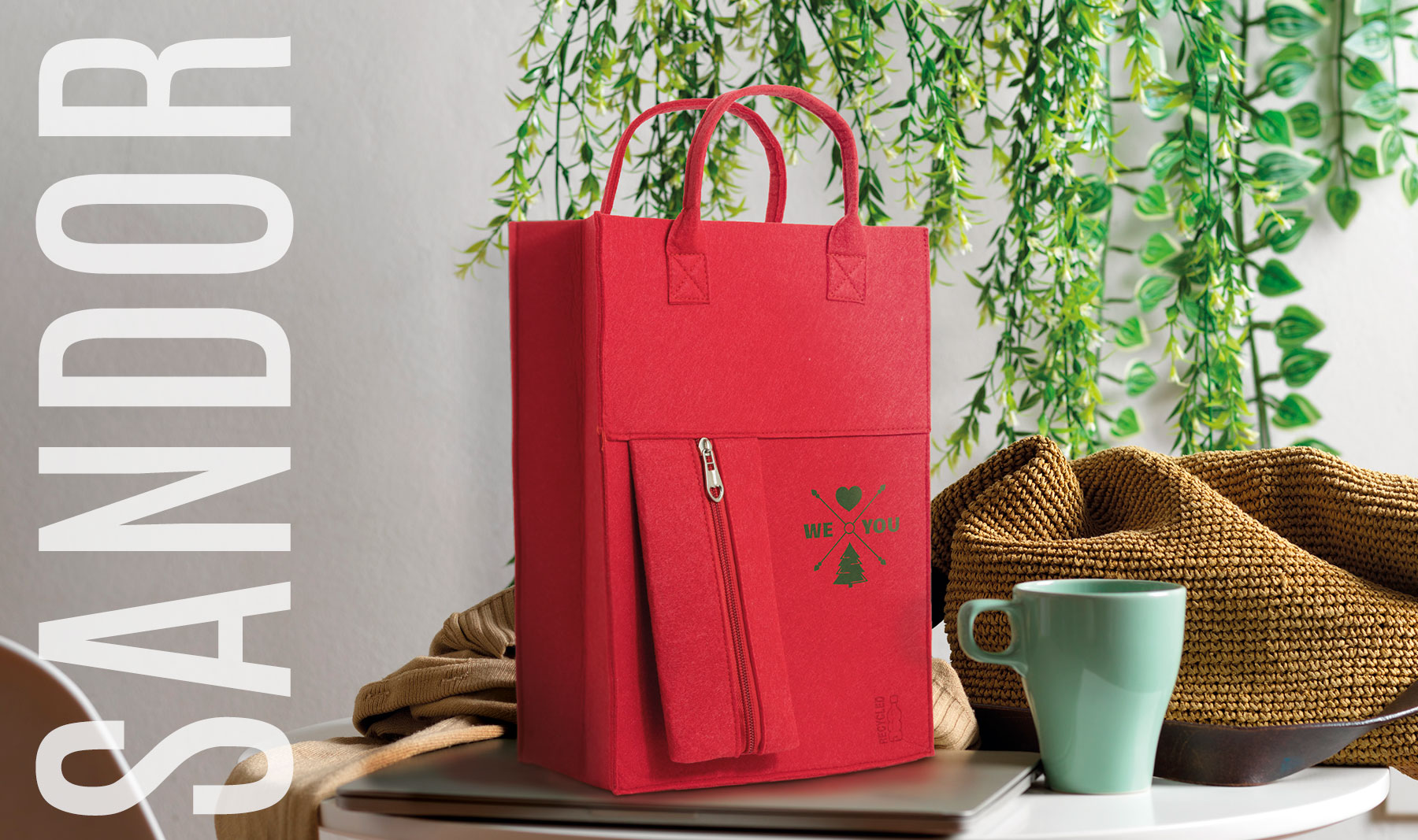 BOLSA DE FIELTRO RPET "SANDORY"