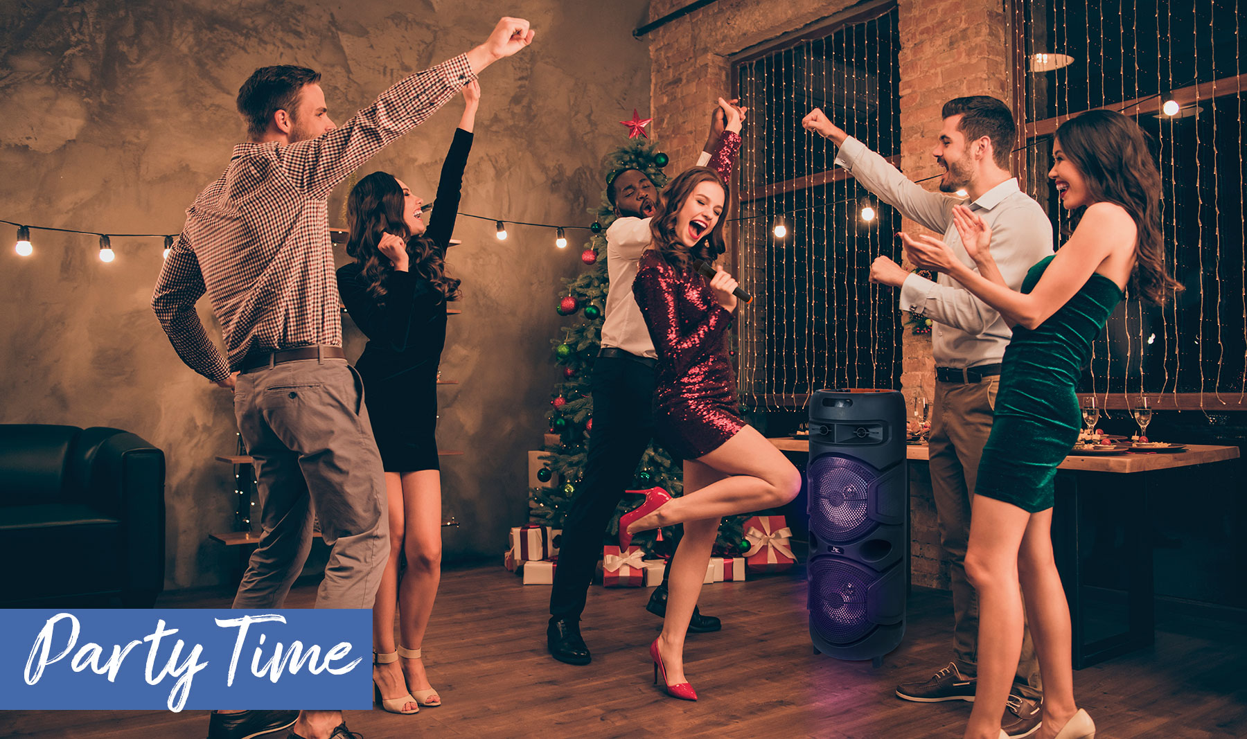 TROLLEY ALTAVOZ BLUETOOTH "PARTY TIME"