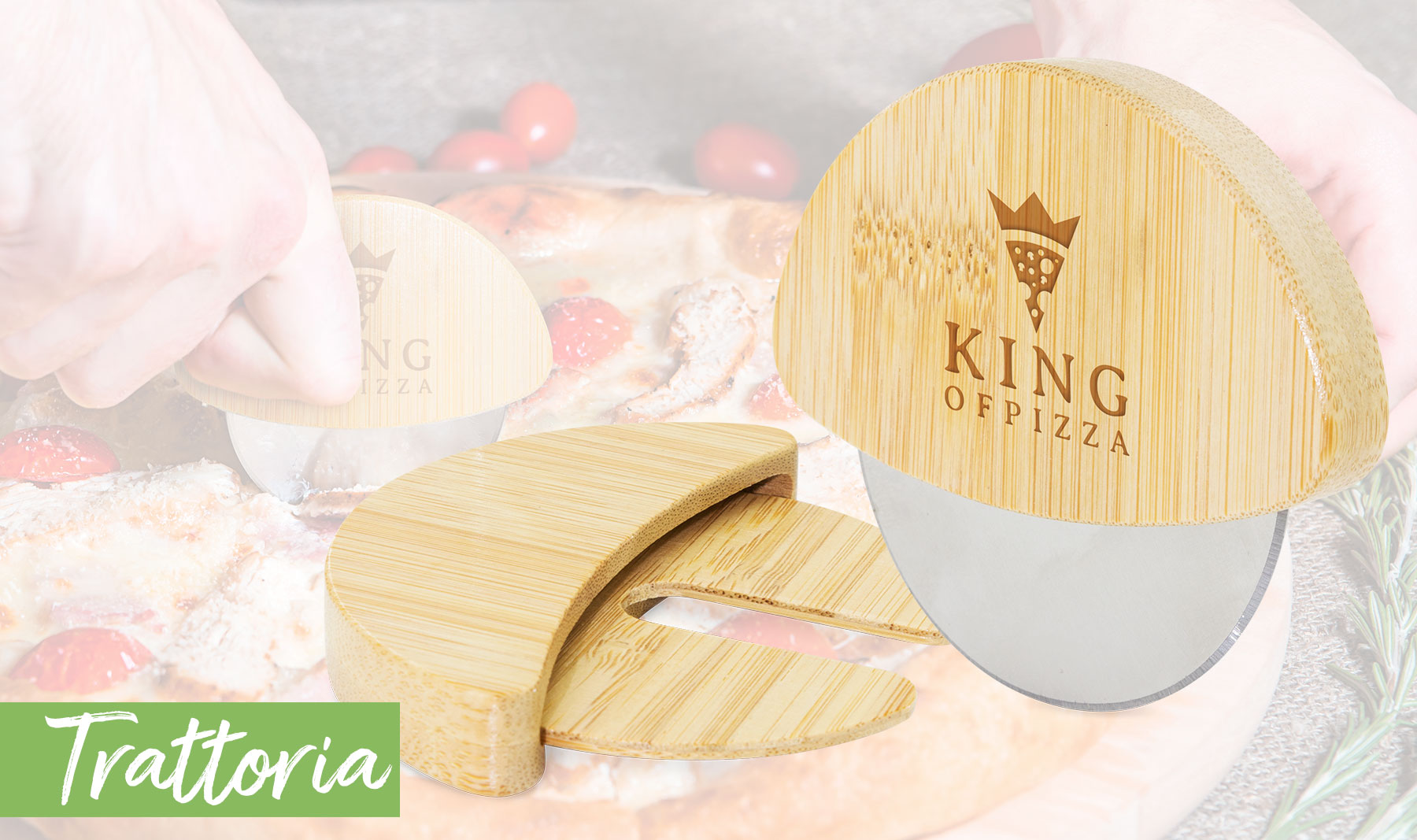 CORTAPIZZAS DE BAMBÚ "COMPLETE"