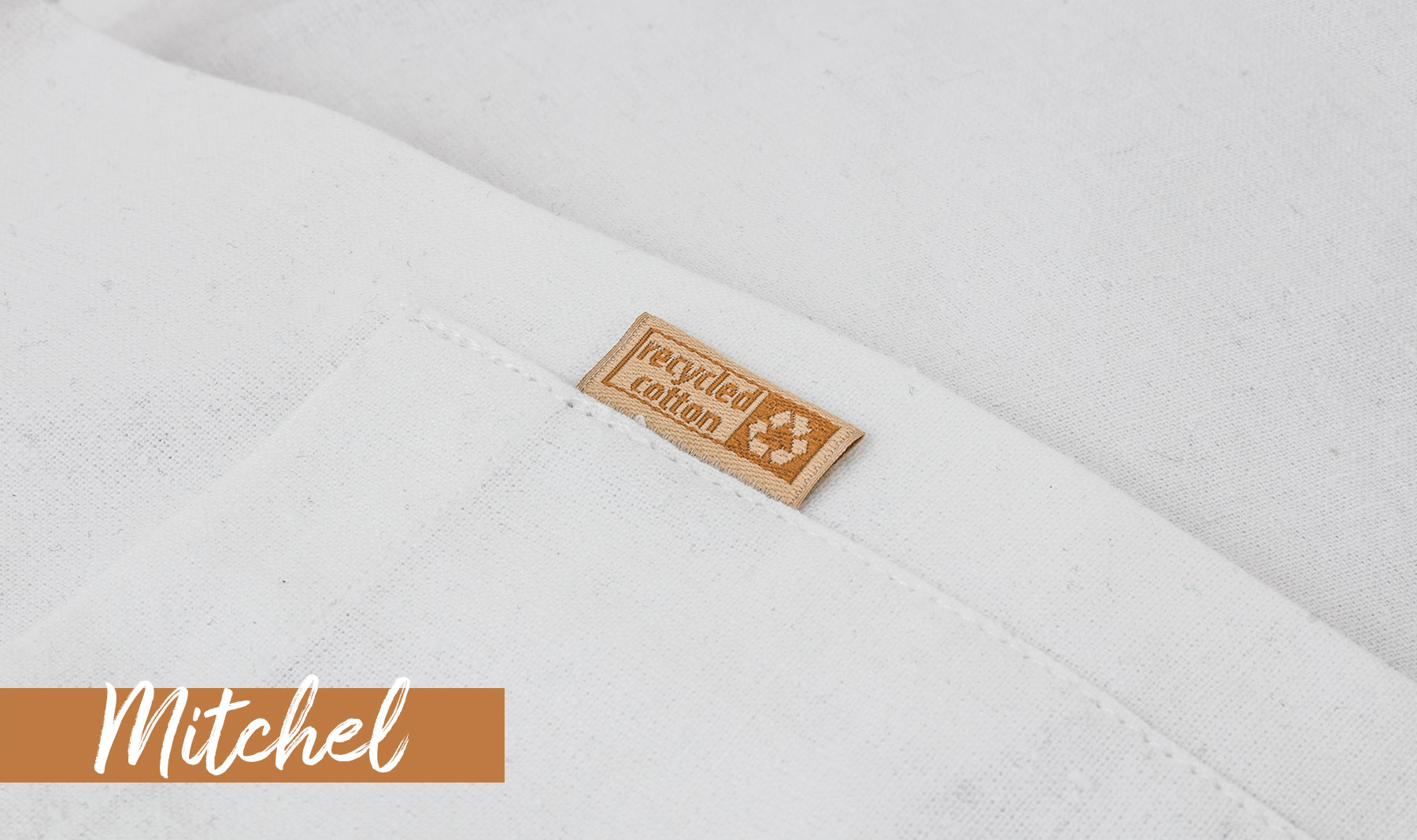 RECYCLED COTTON APRON 