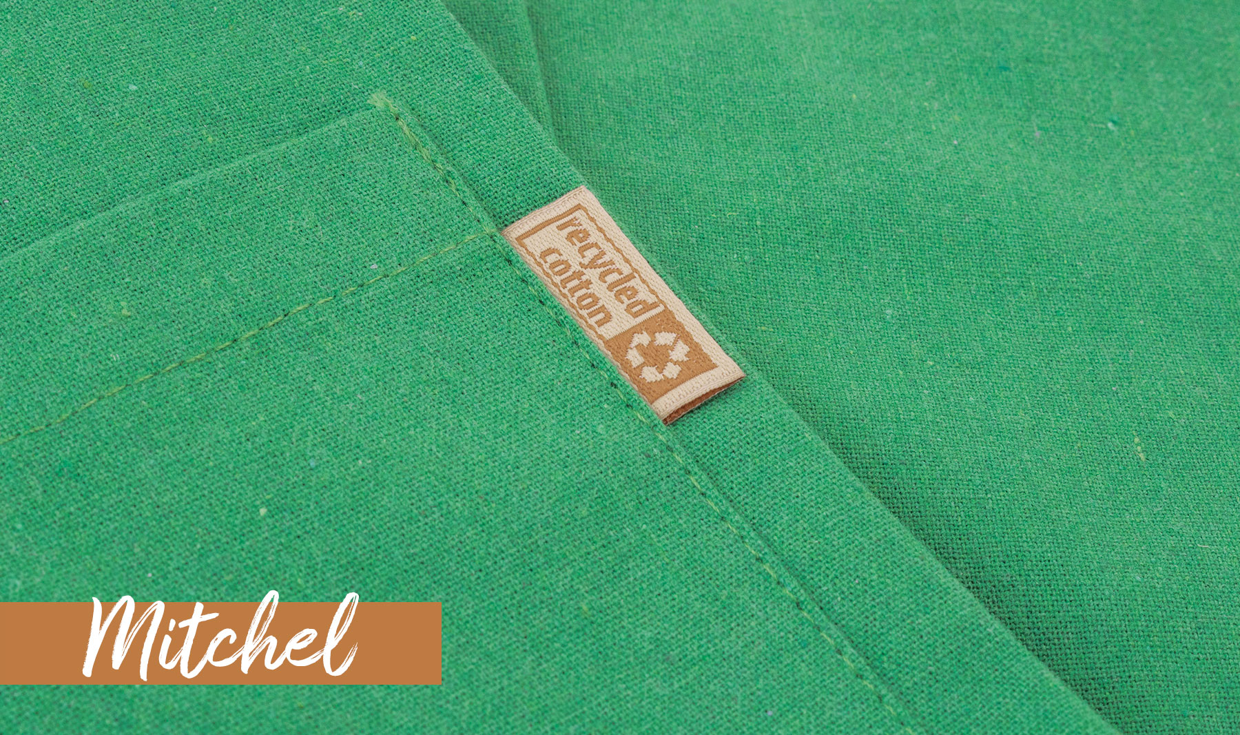 RECYCLED COTTON APRON 