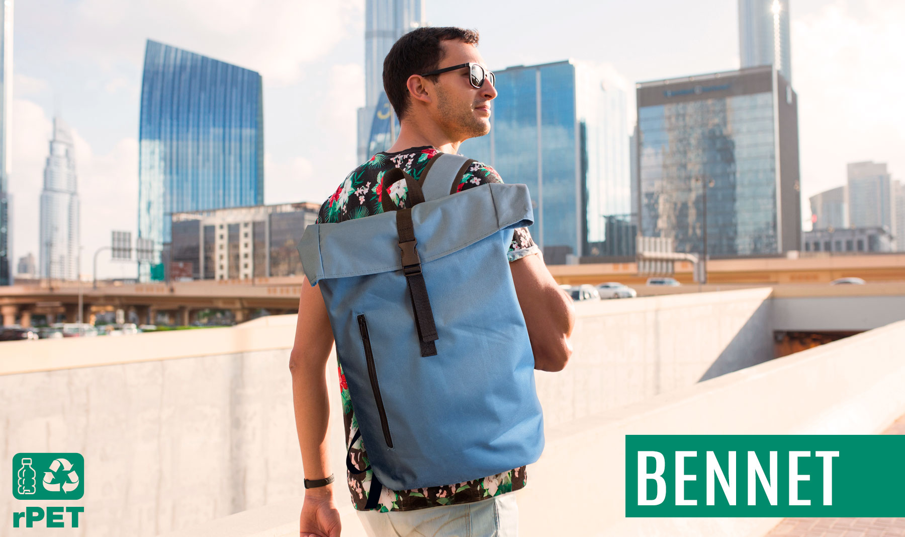 MOCHILA RPET "BENETT"