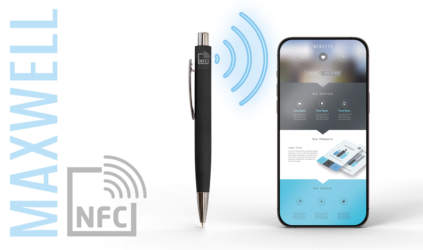 BOLÍGRAFO PIERRE CARDIN CON FUNCION NFC "MAXWELL"