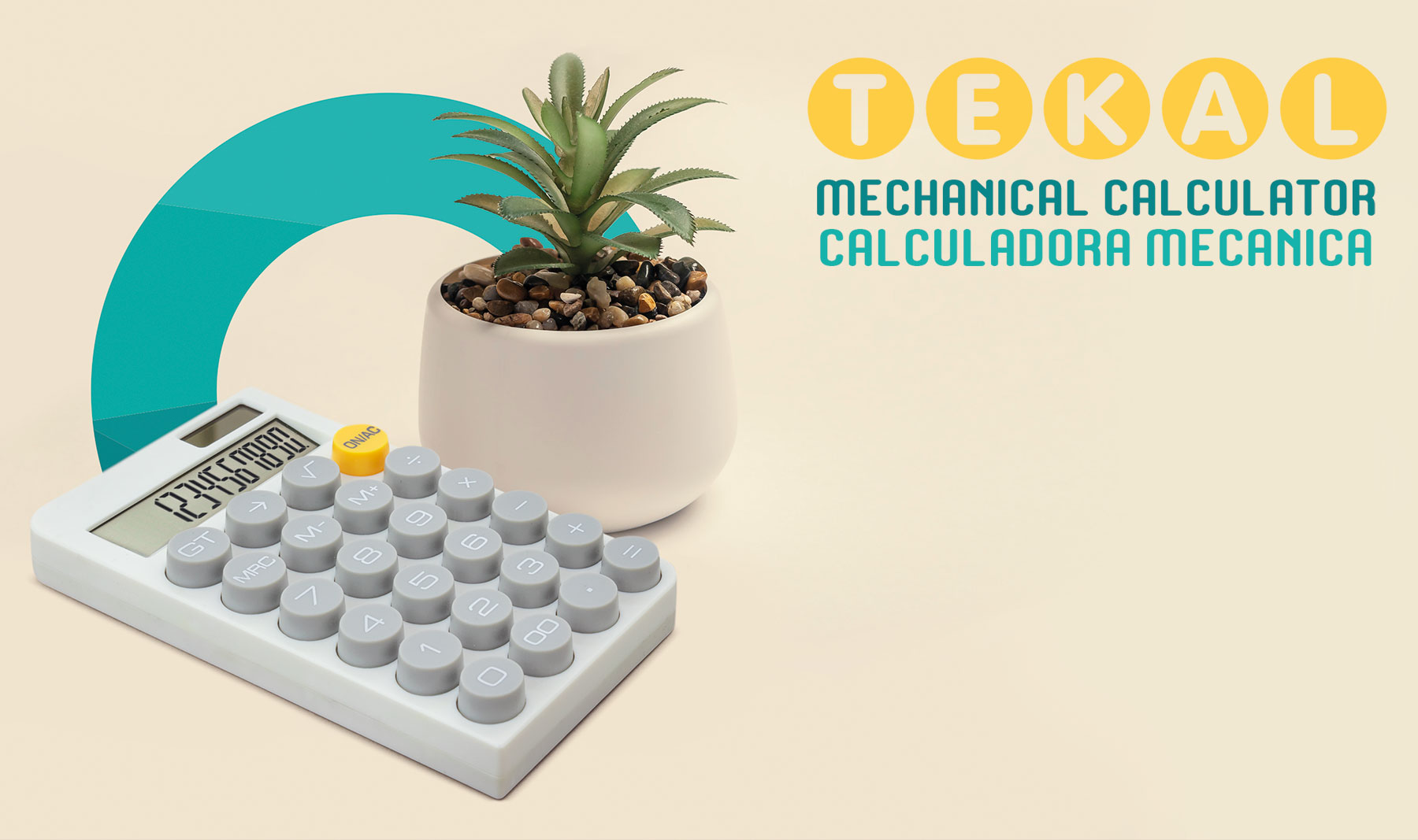 CALCULADORA MECÁNICA "TEKAL"