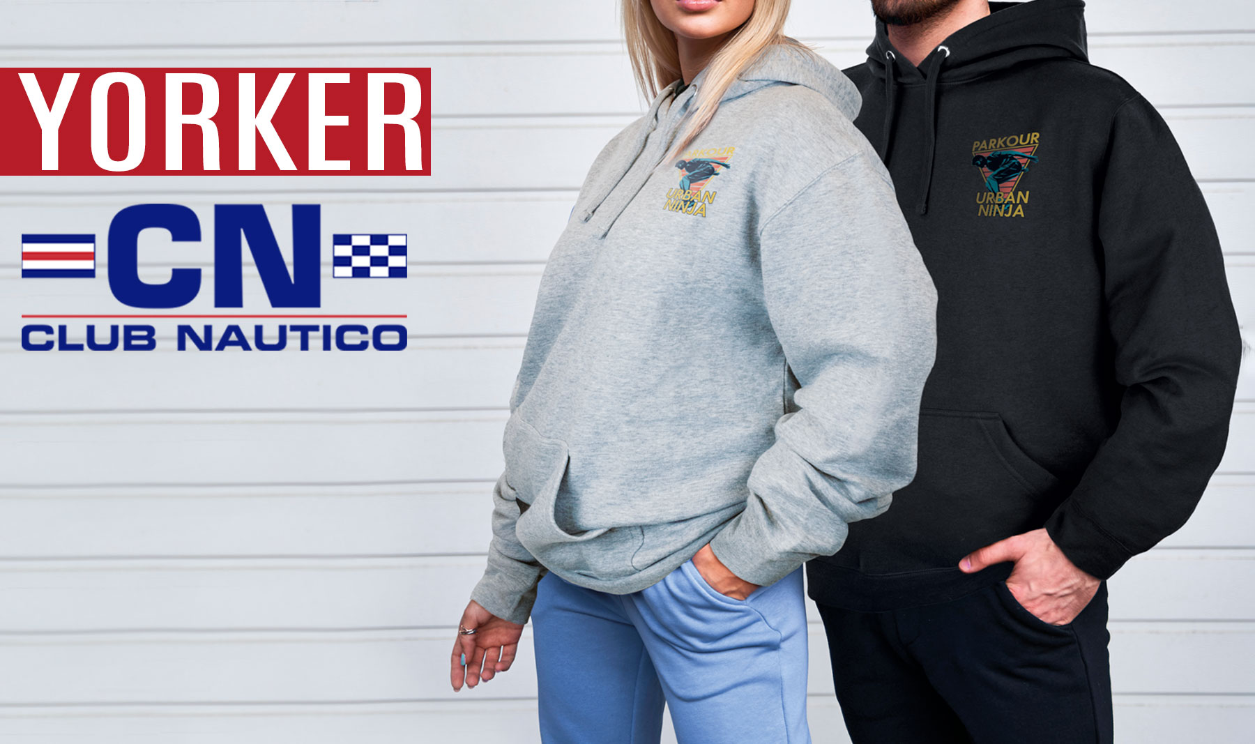 SUDADERA CON CAPUCHA "YORKER"