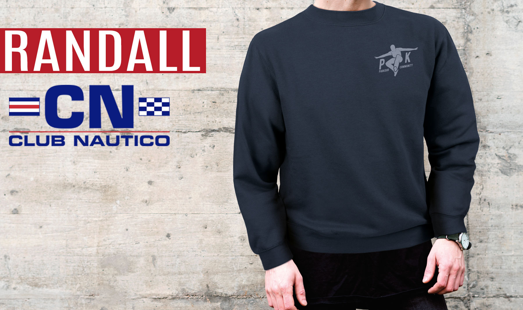 SUDADERA CLÁSICA "RANDALL"