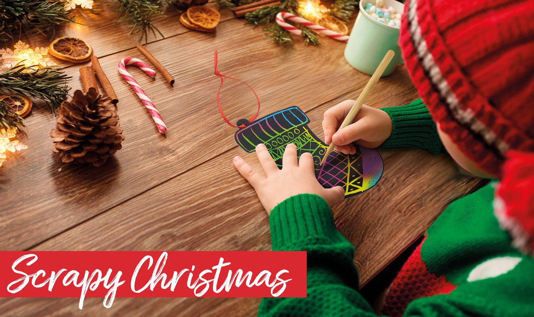 SET ADORNOS "SCRAPY CHRISTMAS"