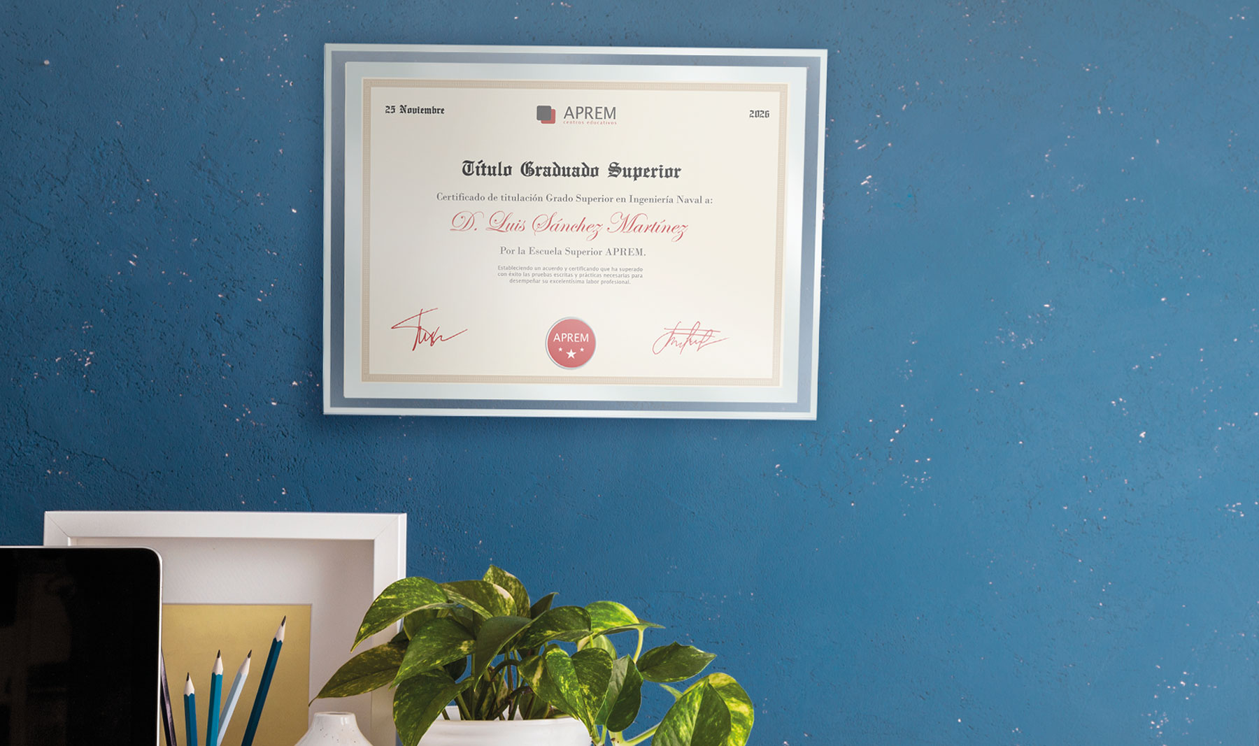 MARCO CRISTAL DIPLOMA A4 