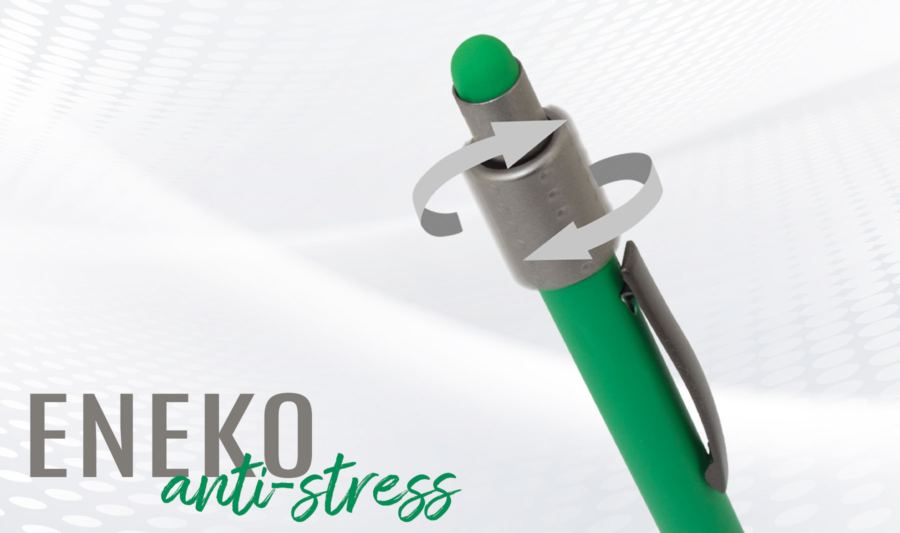 BOLIGRAFO ANTIESTRÉS GIRATORIO CON TOUCH "ENEKO"