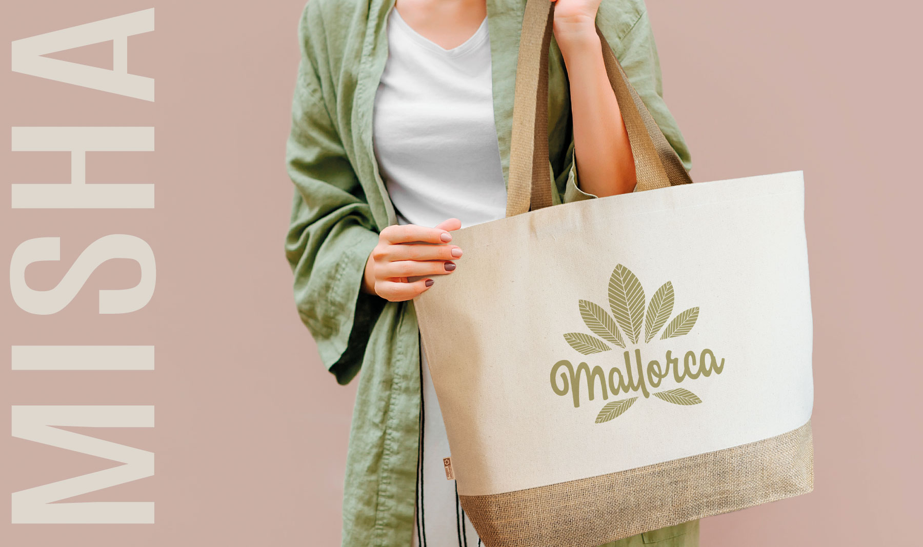 BOLSA DE ALGODÓN Y YUTE "MISHA"