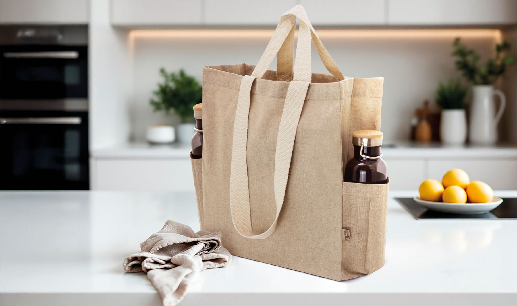 BOLSA DE ALGODÓN RECICLADO "OLAYA"