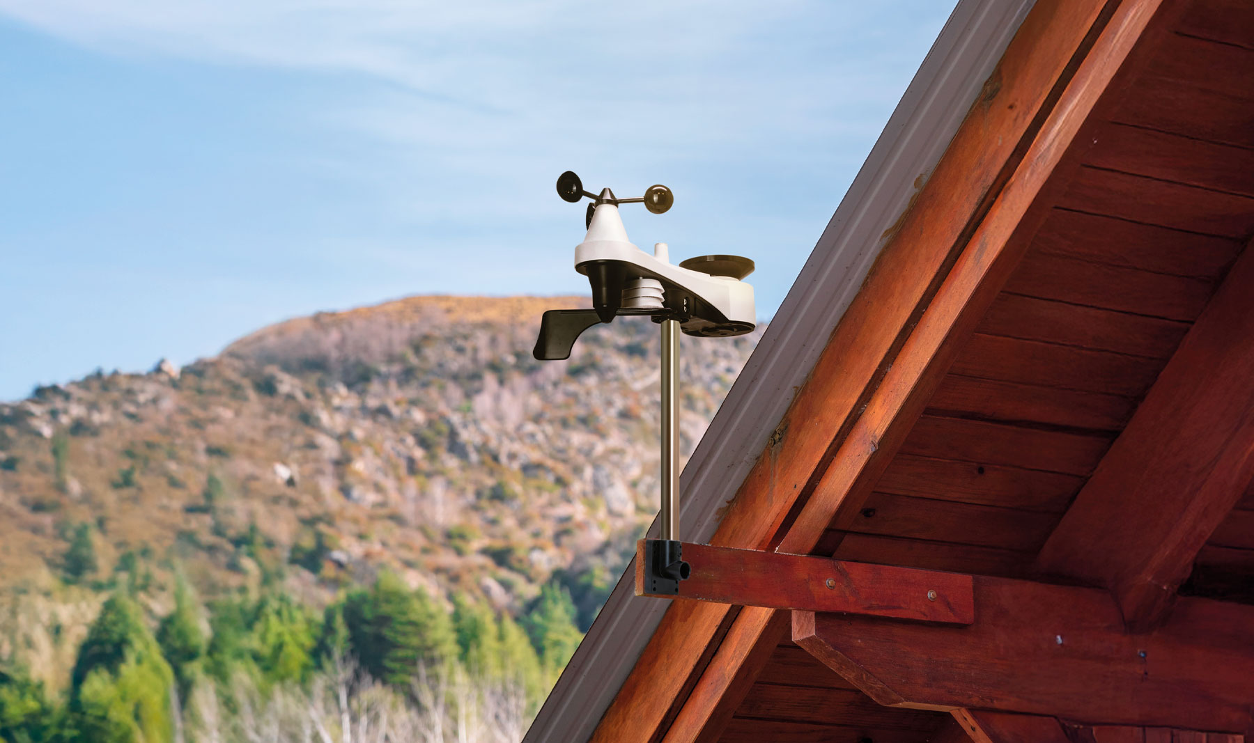 ESTACIÓN METEOROLÓGICA INALÁMBRICA WIFI CON VELOCIDAD DEL VIENTO Y PLUVIÓMETRO “EOLO”