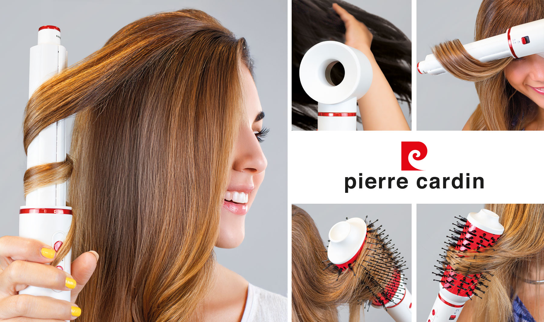 SECADOR IÓNICO BLDC 8 PIEZAS PIERRE CARDIN “MILANO”