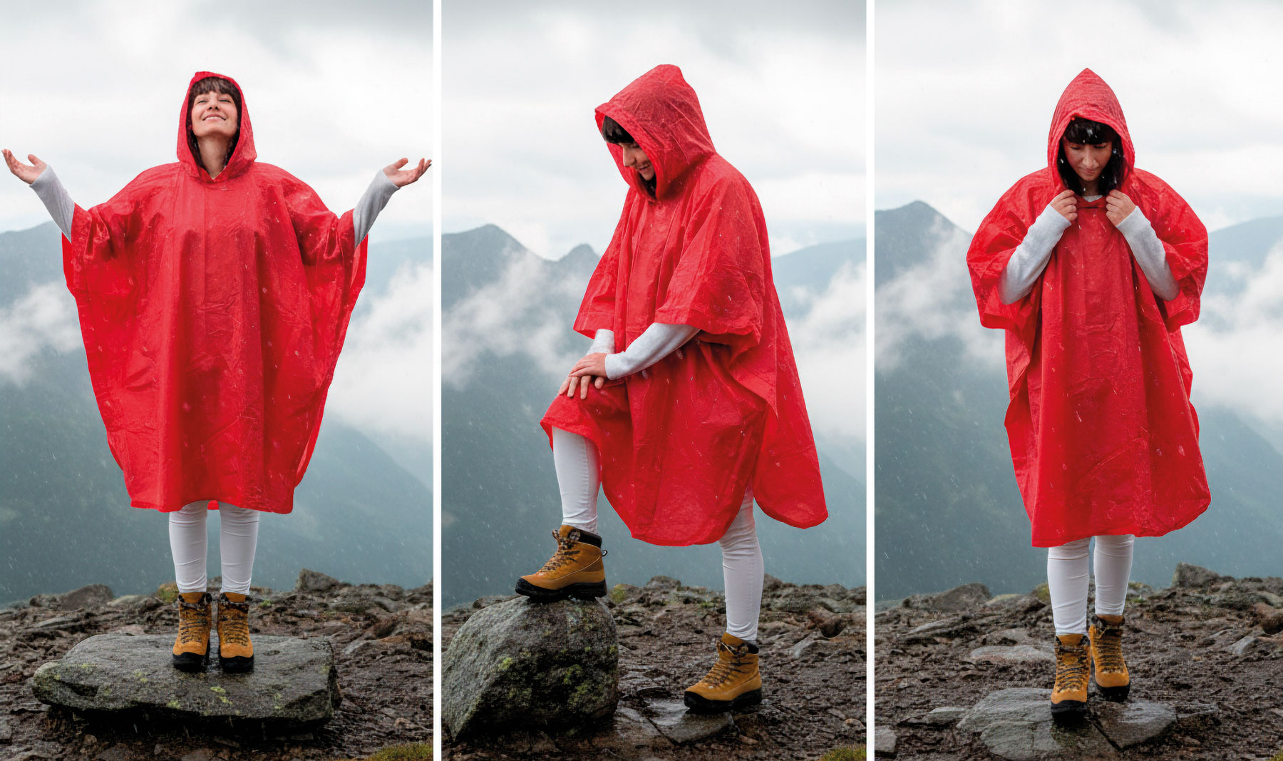 PONCHO CON REJILLA "AVENTURA"