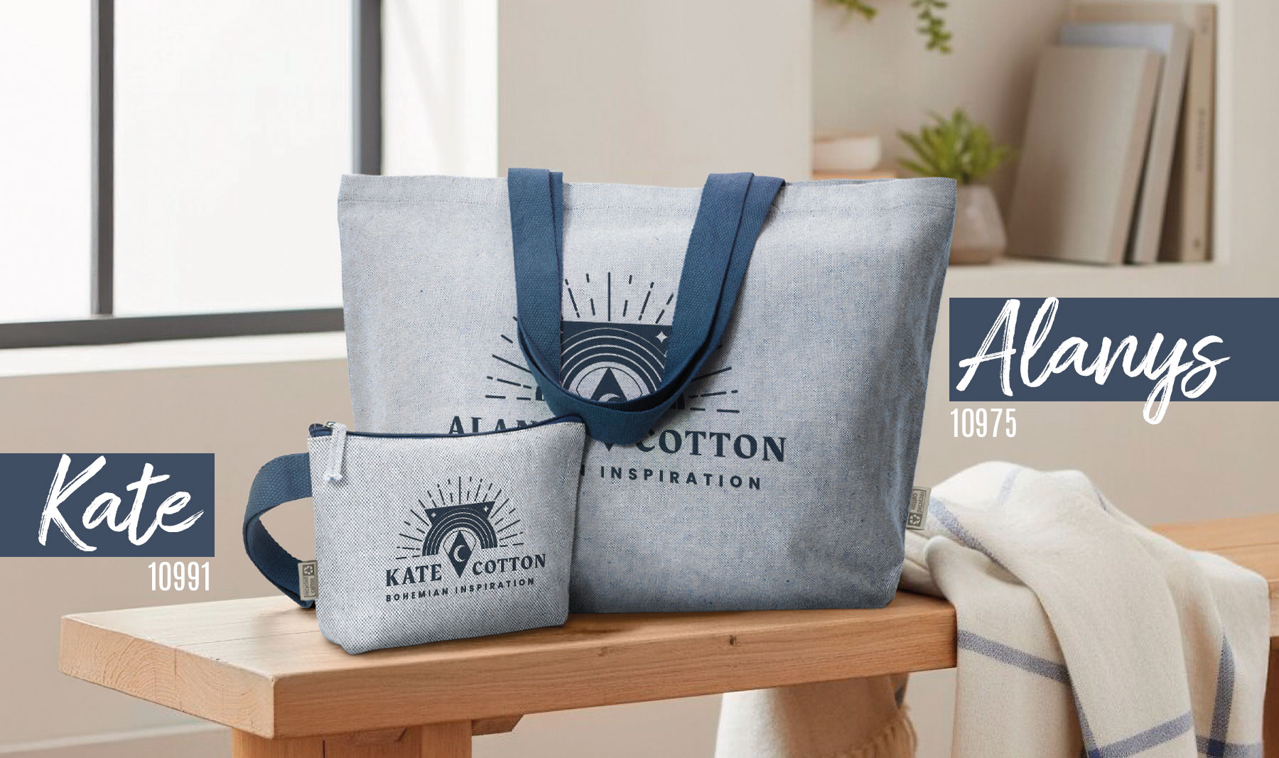 BOLSA DE ALGODÓN RECICLADO "ALANYS"