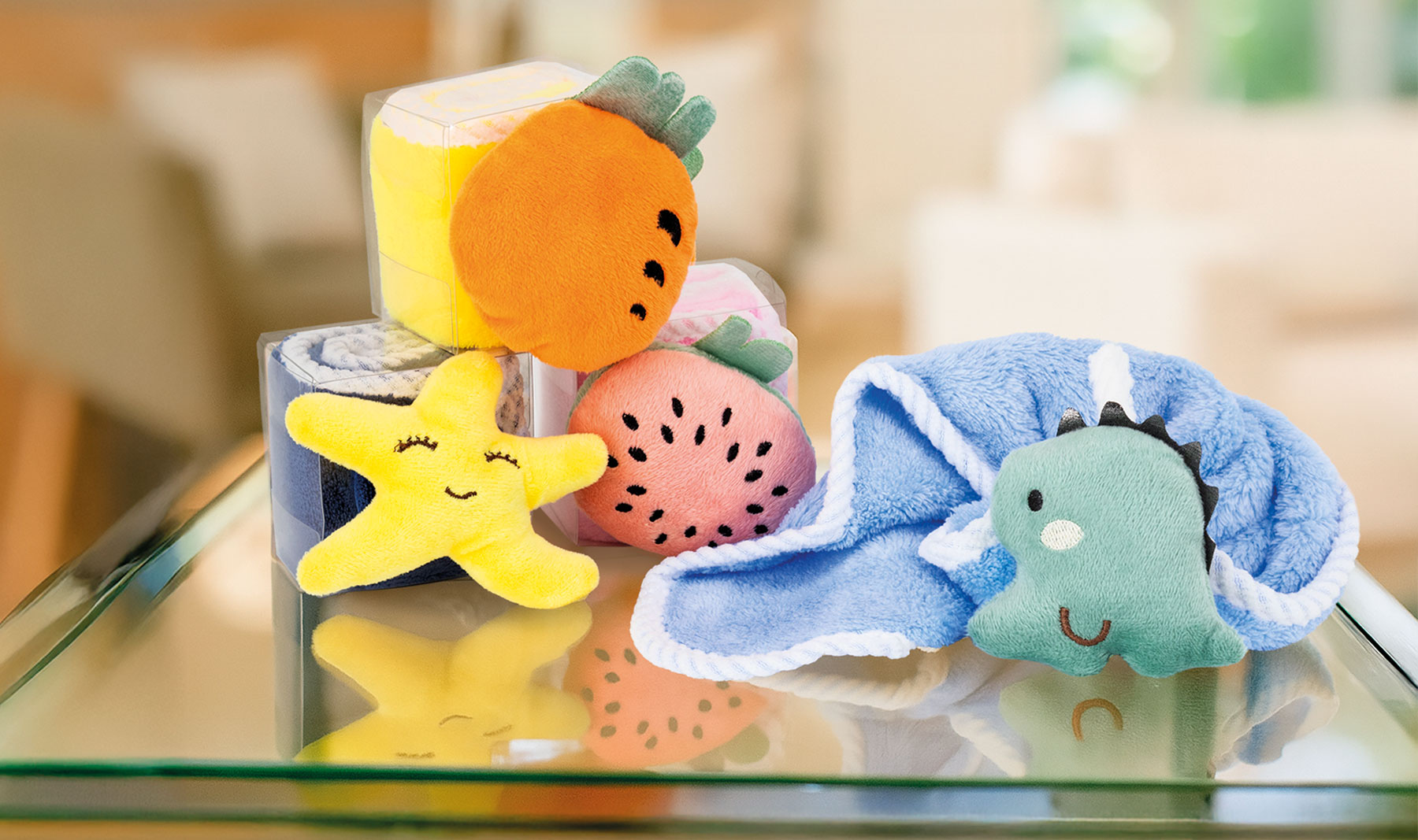 SET 12 TOALLAS MARINERAS "BLUE SEA"