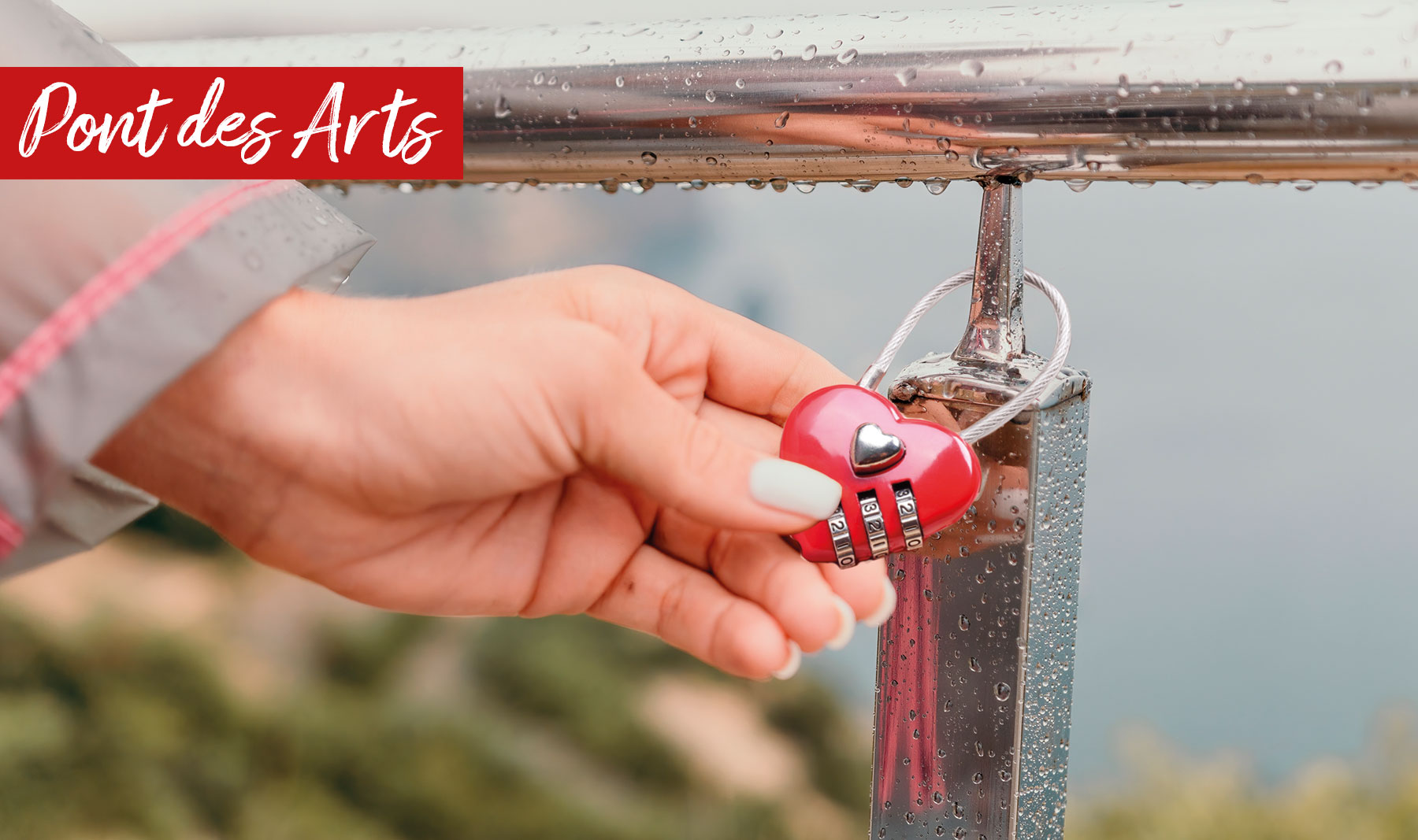 CANDADO DE COMBINACIÓN “PONT DES ARTS”
