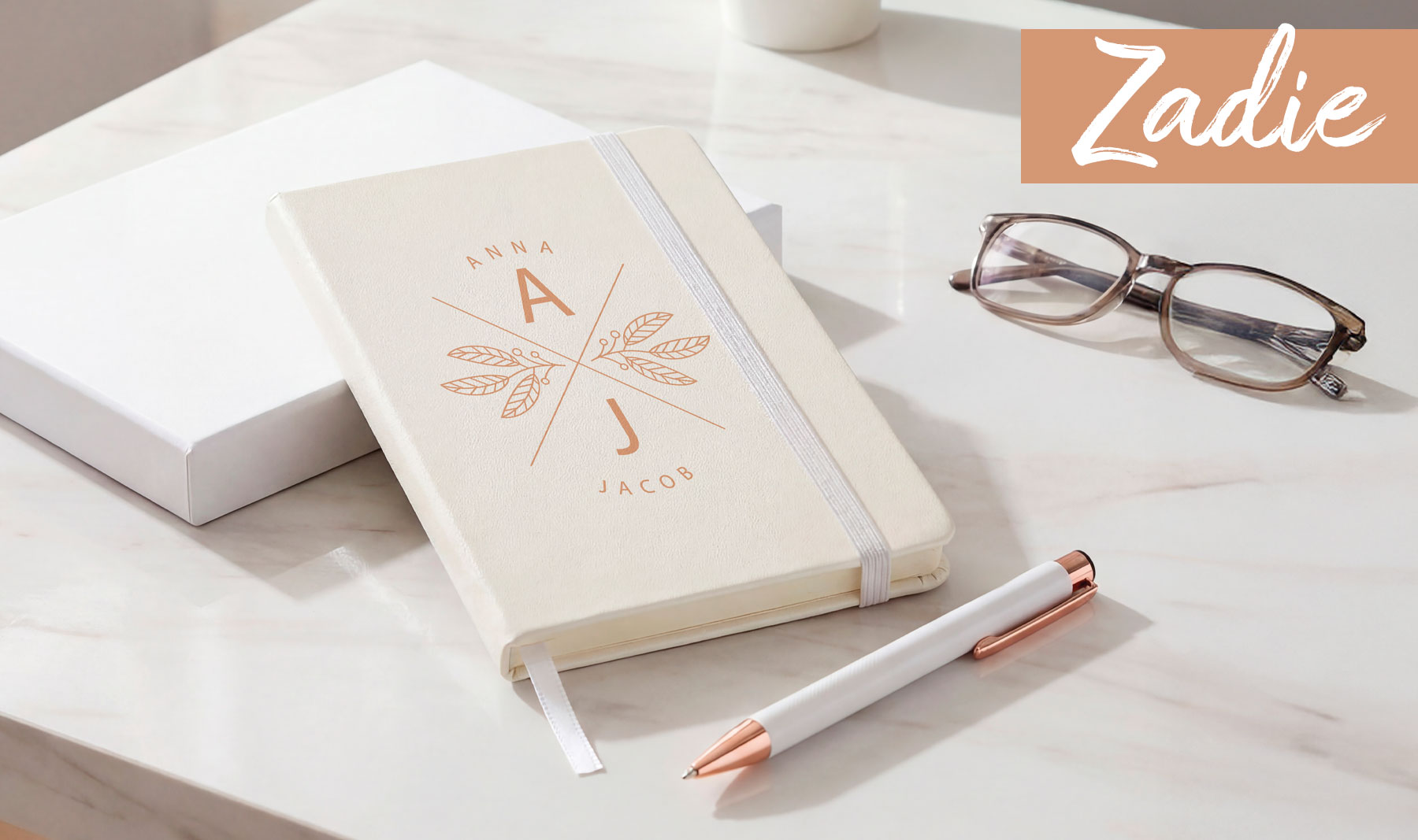 SET DE CUARDERNO A6 Y BOLÍGRAFO "ZADIE"