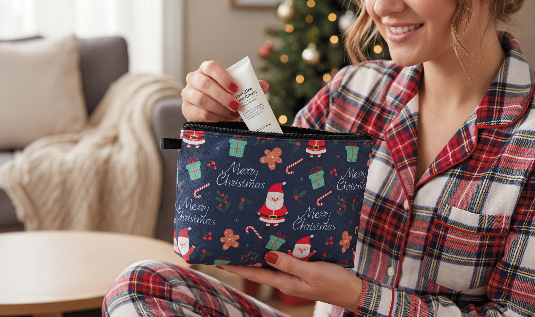 SET NECESERES NAVIDEÑOS "ASTRID" (4 PCS)