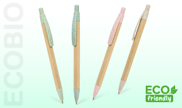 BOLIGRAFO FIBRA DE TRIGO "ECOBIO"