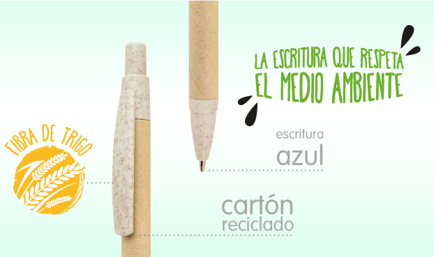BOLIGRAFO FIBRA DE TRIGO "ECOBIO"