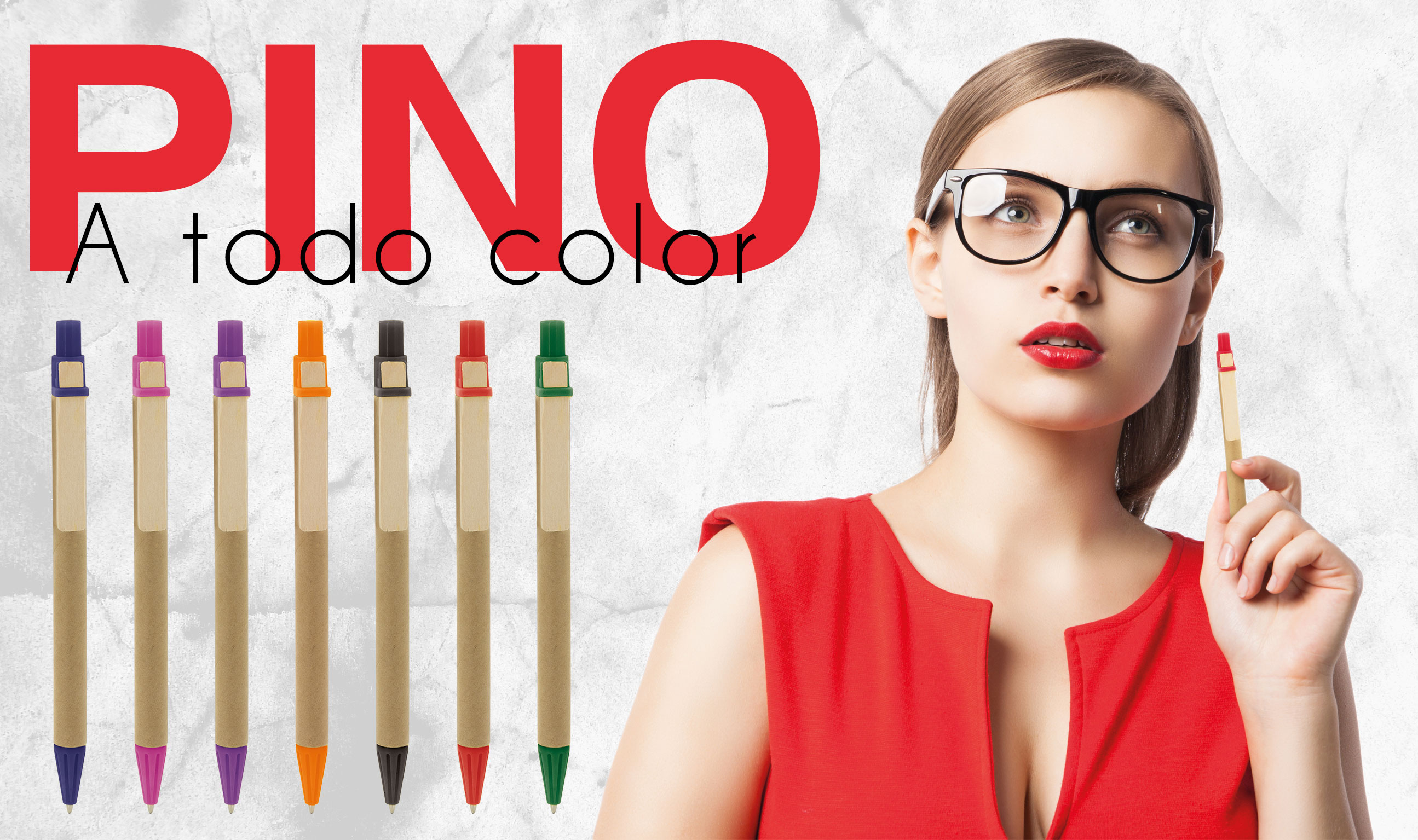 BOLIGRAFO CARTÓN RECICLADO "PINO"