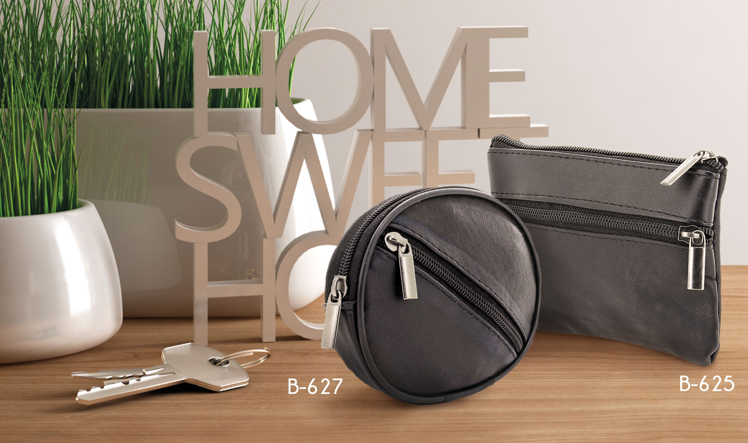 MONEDERO LLAVERO PIEL "MINOS"