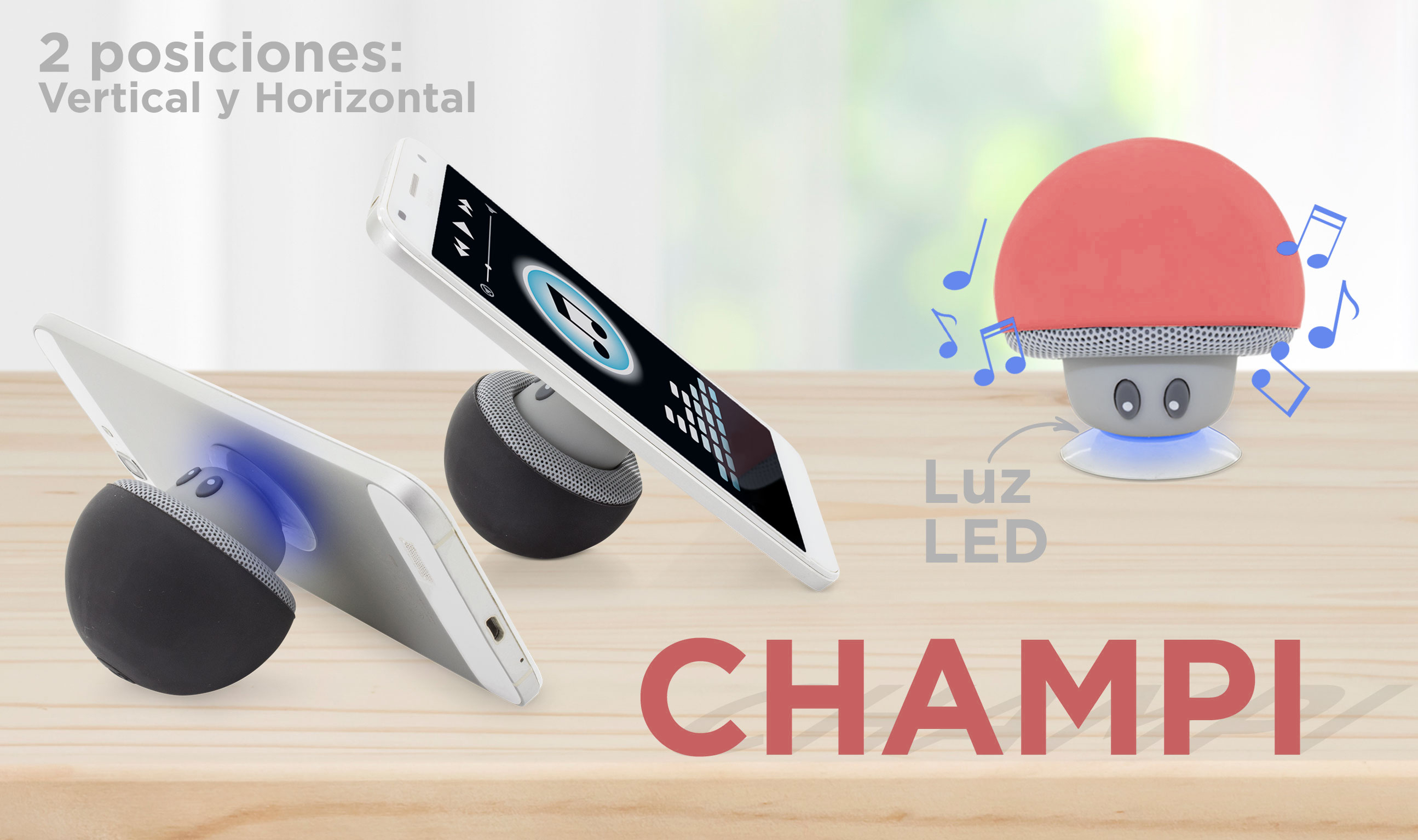 ALTAVOZ BLUETOOTH "CHAMPI"