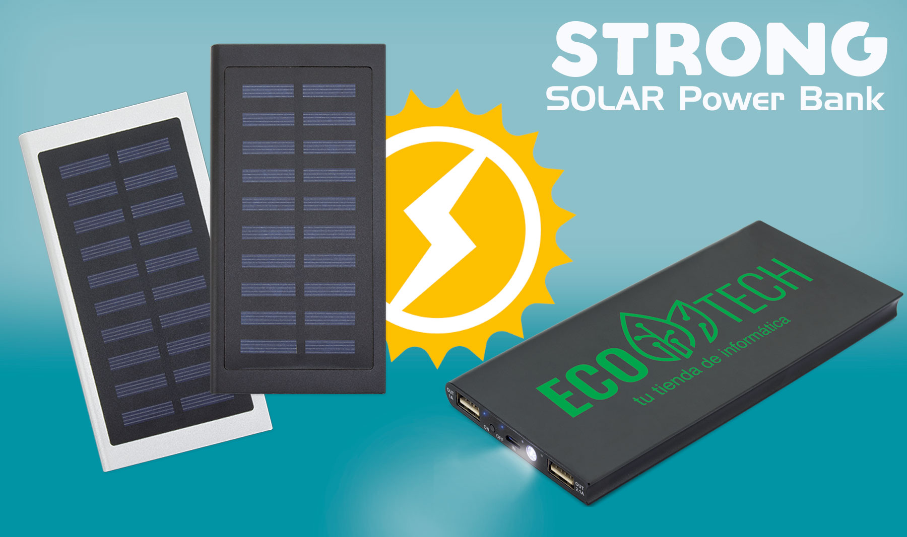 POWER BANK SOLAR "STRONG"
