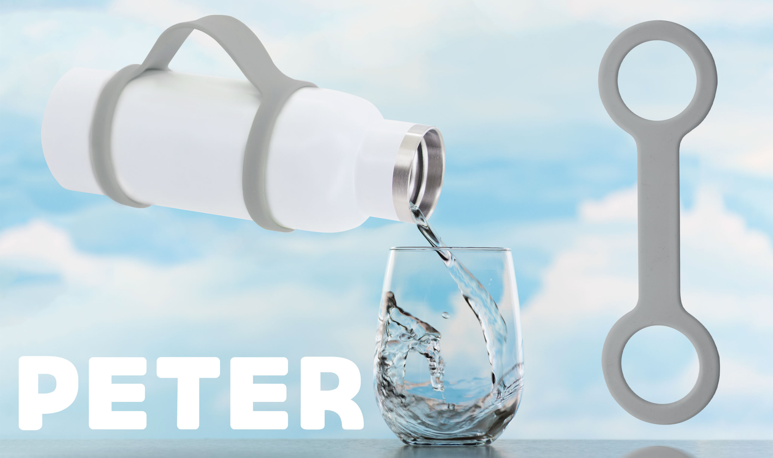 AGARRADOR BOTELLA PETER