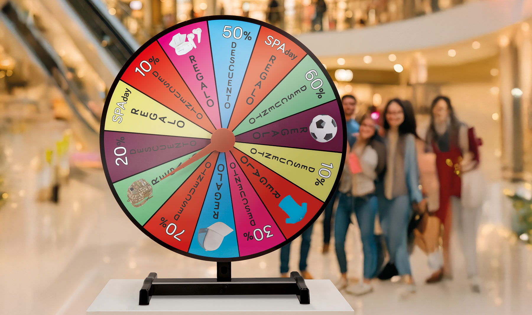 RULETA MULTICOLOR SOBREMESA "PRIX"