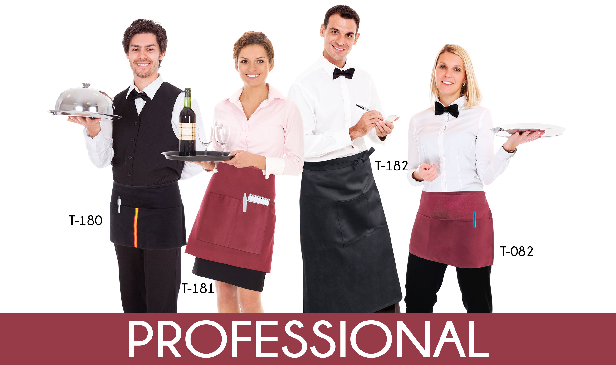 SHORT WAITER APRON 