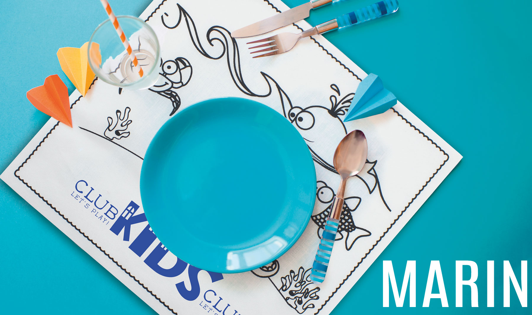 MANTEL ENTRETENIMIENTO INFANTIL CON CERAS "MARIN"