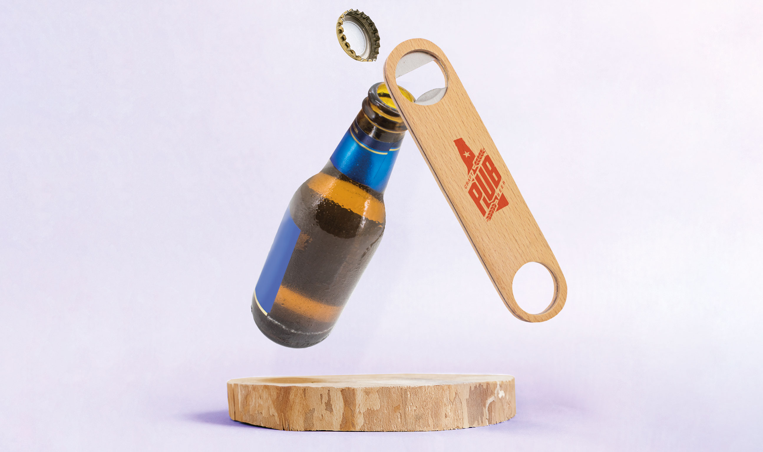 ABRIDOR BARMAN MADERA "SOLTOUCH"