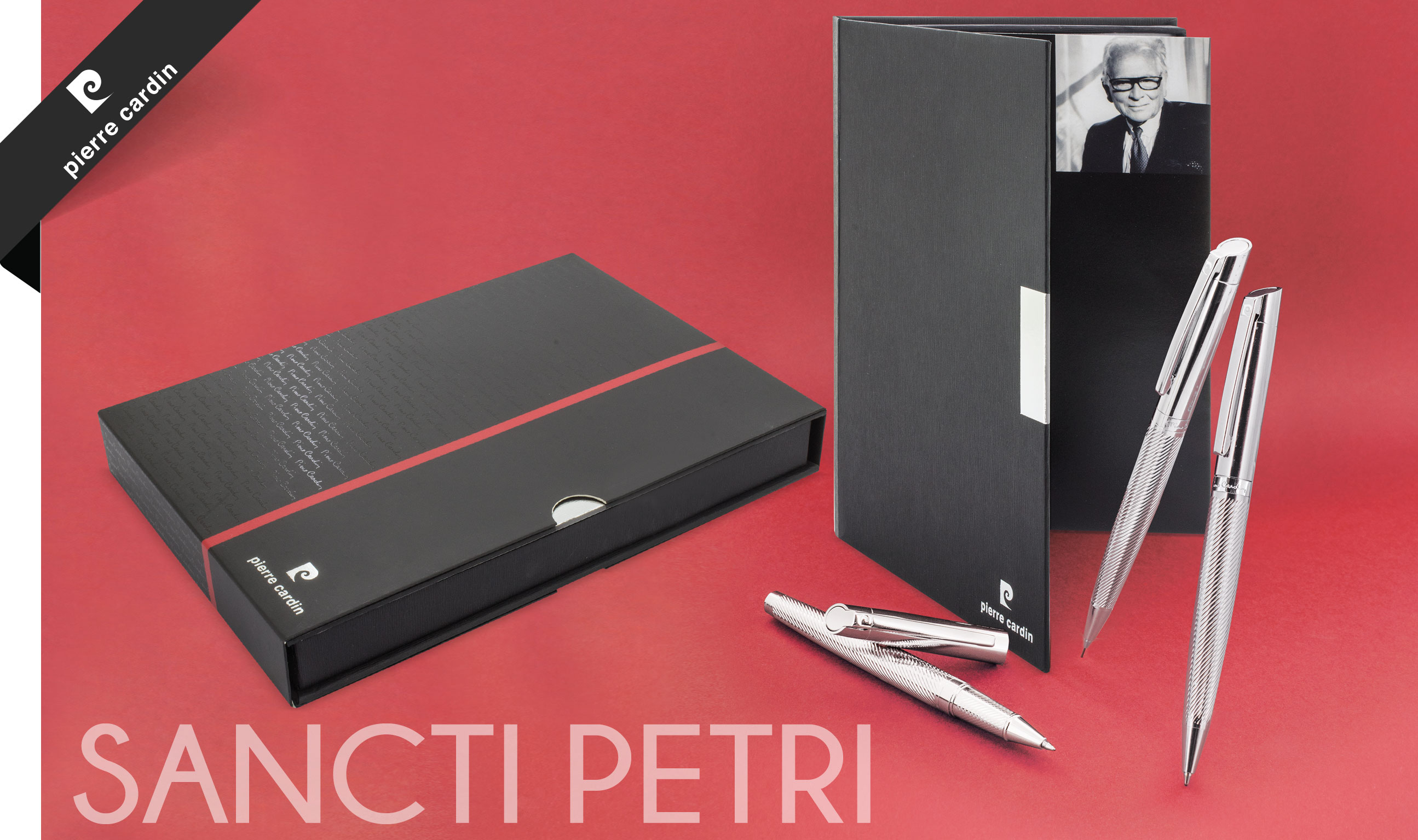 SET BOLIGRAFO,PORTAMINAS Y ROLLER SANCTI PETRI